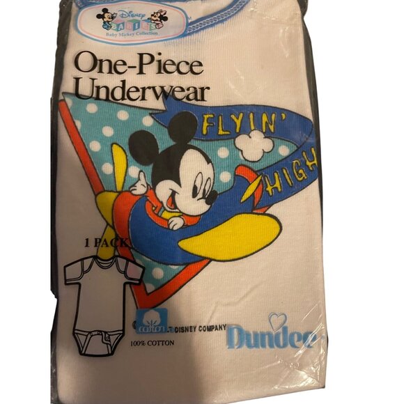 Looney Tunes & Disney Baby Onesies Newborn & Medium One-Piece Underwear USA 90s - Picture 8 of 15